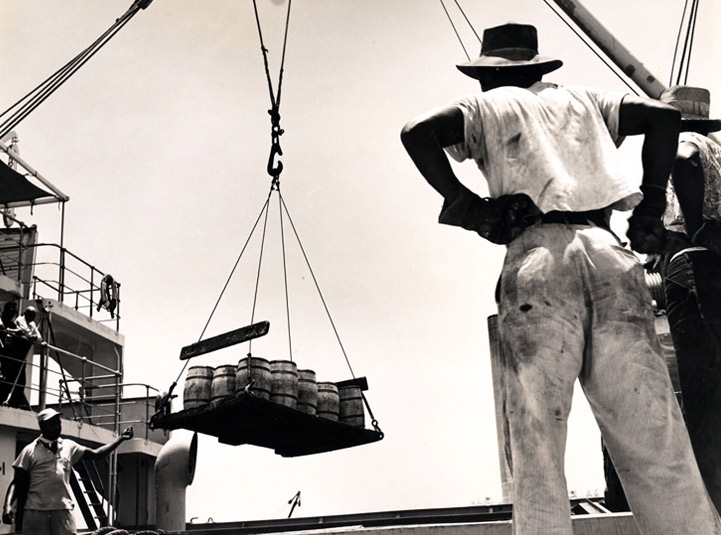 Loading of Barrels 1950s